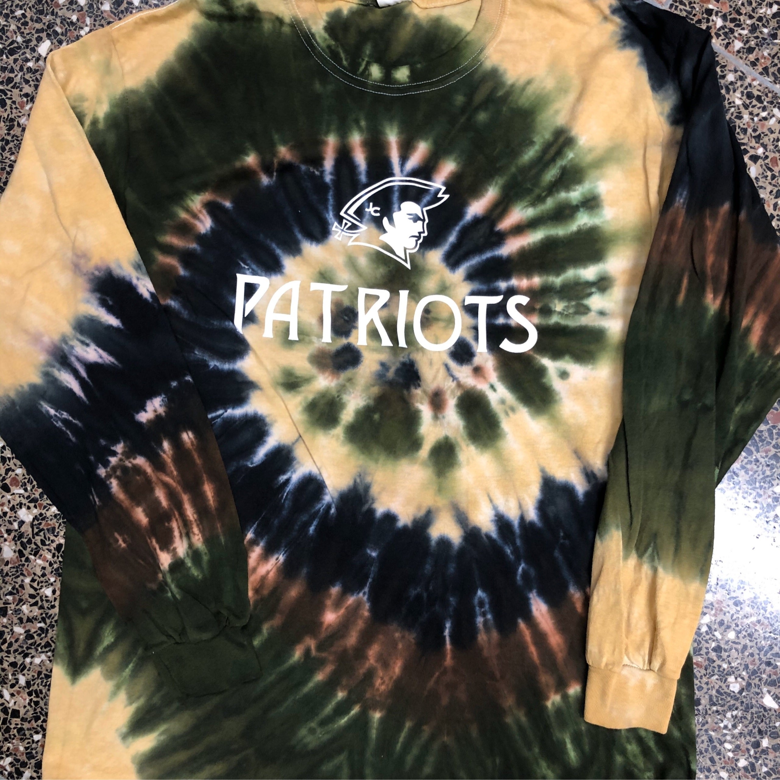 Lids New England Patriots Era Women's Camo Long Sleeve T-Shirt - Black